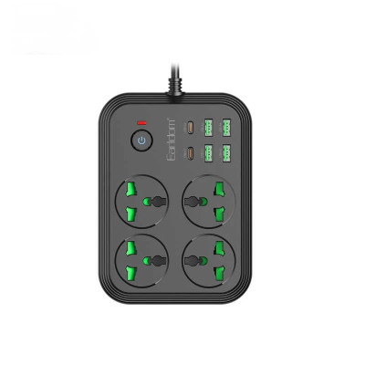 Earldom 4 Power Plug , 4 USB and 2 PD Extension , 3000W