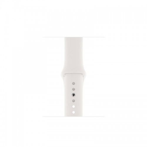 Apple Watch Series 5 40mm Silver Aluminum Case with White Sport Band (GPS)