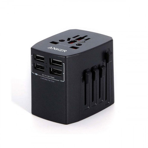 Anker Universal Travel Adapter with 4 US...