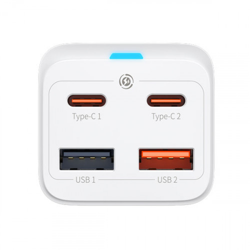 Baseus 65W GaN3 USB C Charging Station with 2 Outlets Extender &3 Fast Charging Ports