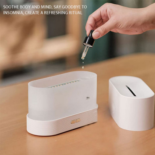 Mist Humidifier with Flame Special Effect For Home and Office