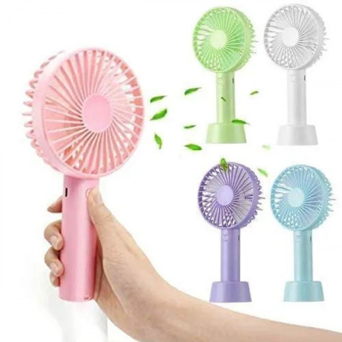 Mini Portable Rechargeable Cooling Table Fan With Standing Holder