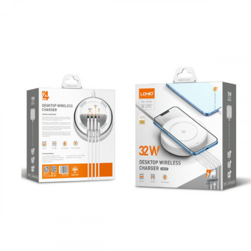    LDNIO 32W Desktop Wireless Charging S...
