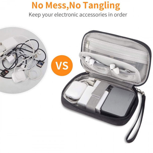 Portable Mini Cable Organizer Bag