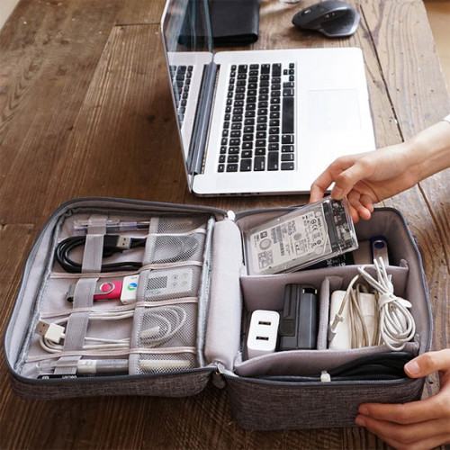 Portable Travel Digital Storage Bag - Blue