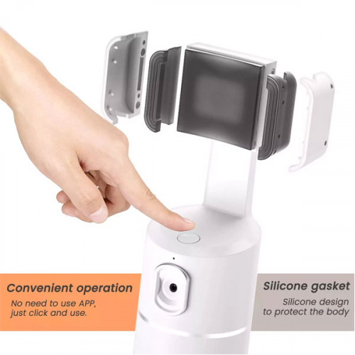 Auto Face Tracking Tripod, 360° Rotation Phone Mount