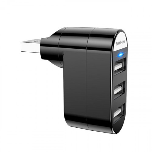 BOROFONE DH3 Three Port USB Splitter , USB Extension For Charger