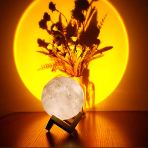Moon Sunset Rechargeable Lamp Sunset (Or...
