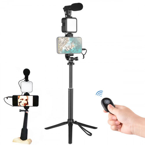 Video Making Kit with MIC and LED Selfie...
