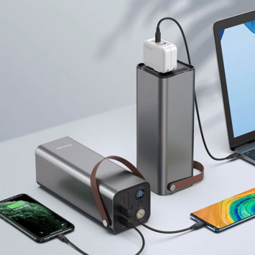 Yoobao EN1 46200mAh PD Quick charging Power Station Big Capacity Inverter Outdoor Using with LED light