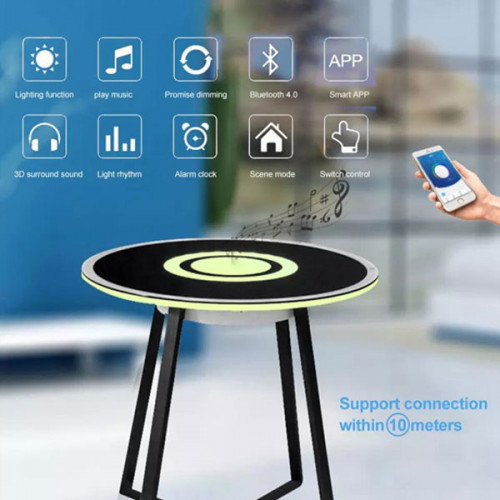 Portable Table RGB Lamp with Speaker
