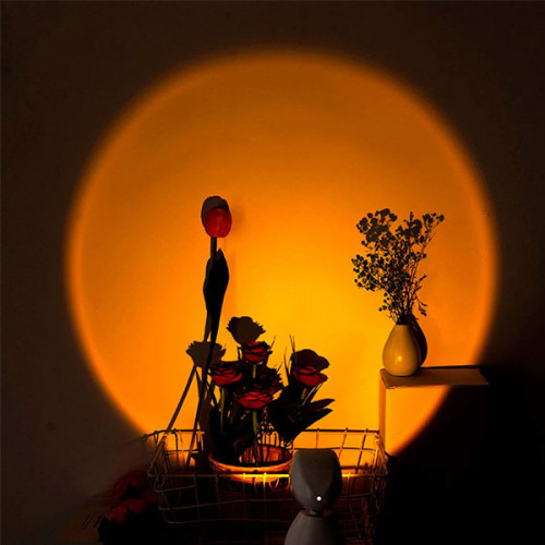 Robot Figure Rechargeable Sunset Projector Led Light