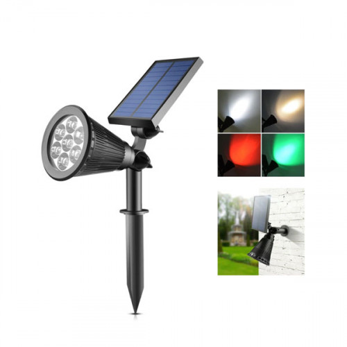 Solar LED Garden RGB Color Changing Spot...