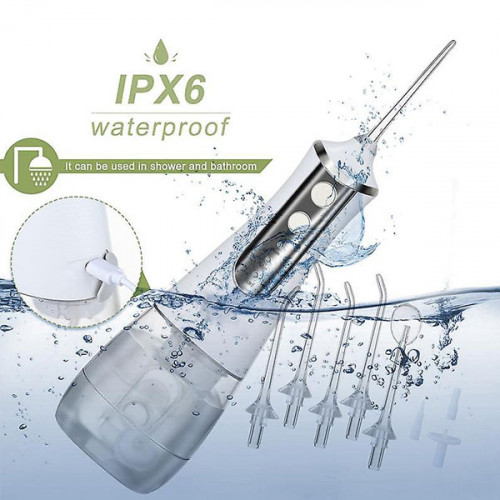 Portable water dental flosser oral irrigator usb rechargeable water jet floss