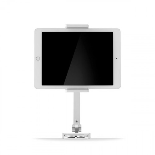 UPERGO AP-7V Adjustable Aluminum Smartphone, Tablet Stand/Holder For upto 13" iPad And Tablet - Silver