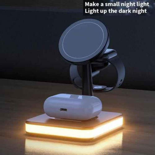 Magnetic 4 in 1 Wireless Charge with Lam...