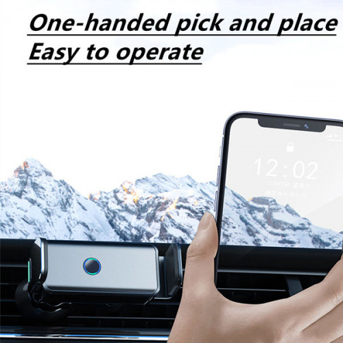 Intelligent Sensor Aluminum Alloy Phone Holder Car Air Vent/ Dashboard Stand