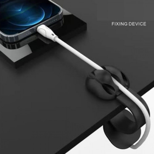 Multi-Purpose Silicon Cable Organizer ( Pack of 4 )