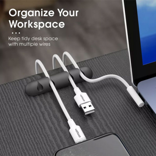 Multi-Purpose Silicon Cable Organizer ( Pack of 4 )