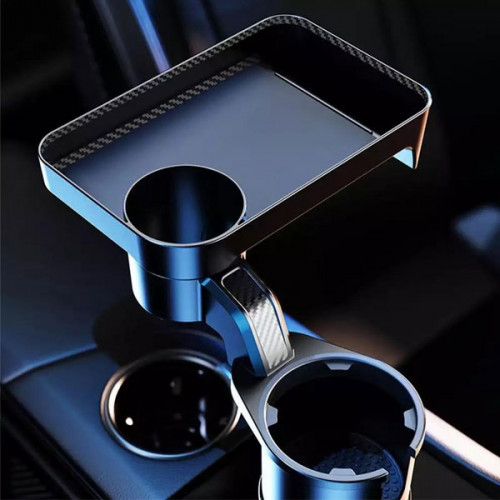     Car Cup Holder Rotation Tray with Cup Holder