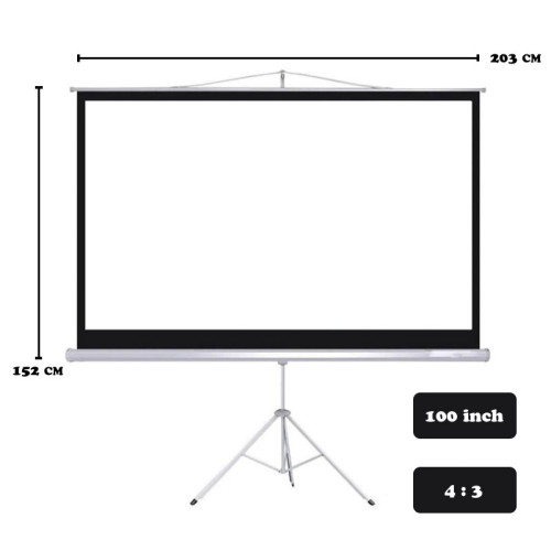 Portable Projector Screen with Stand 100...