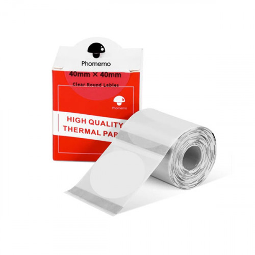 Phomemo Printer Thermal Label Round - Tr...