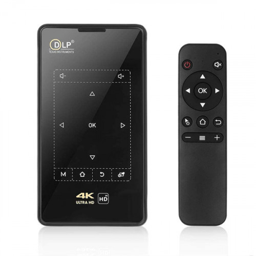   Portable DLP Projector 4K Android Tou...