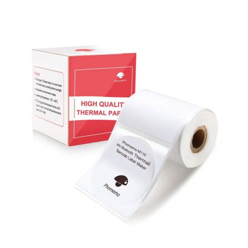 Phomemo Printer Thermal Label Round - Tr...