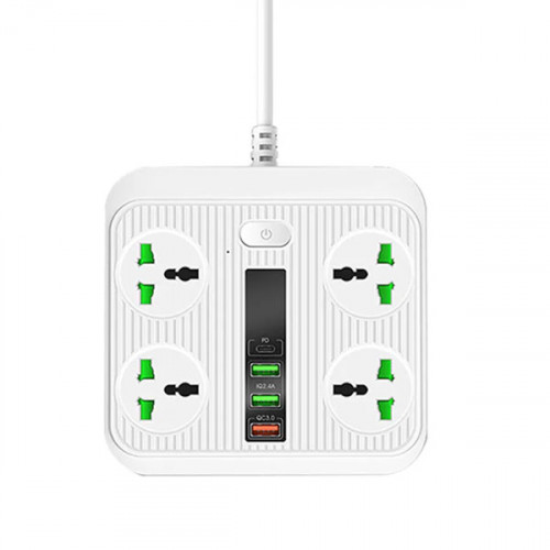Power Socket with 3 USB , 1 PD , 4 Power...