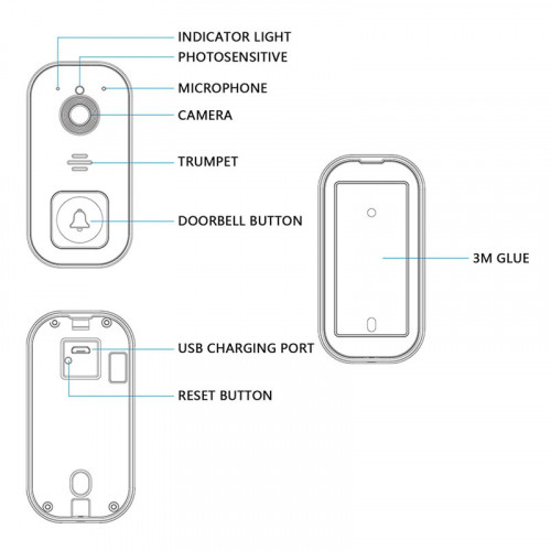 Mini Smart Wireless Video Doorbell
