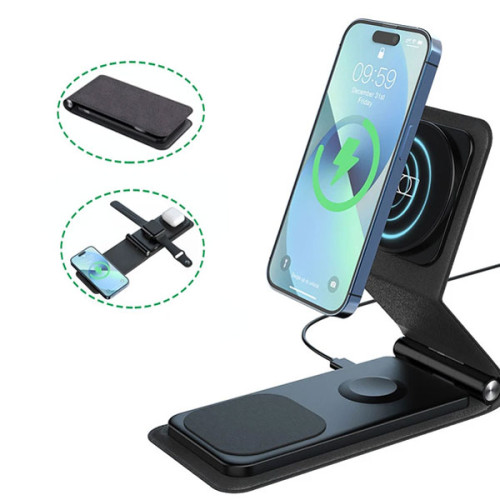 3 in 1 Magnetic Wireless Charger Pad Sta...