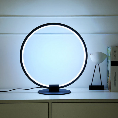 RGB Dimming Ring Modern Colorful Desk Lamp with Remote