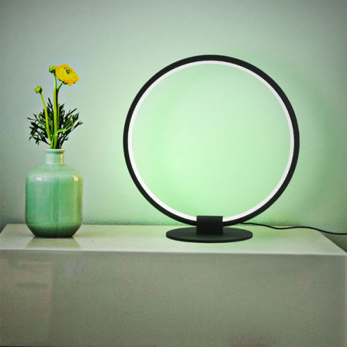 RGB Dimming Ring Modern Colorful Desk Lamp with Remote