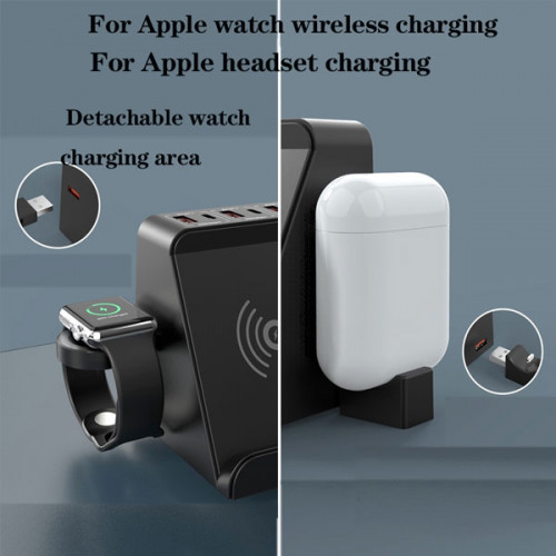 Multifunction 9 in 1 PD3.0 + QC3.0 + 15W Wireless Charging Station