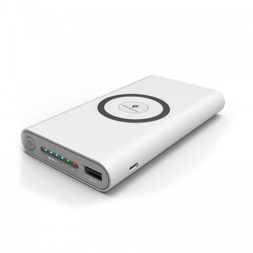10000 mAh Wireless Slim Power Bank For i...