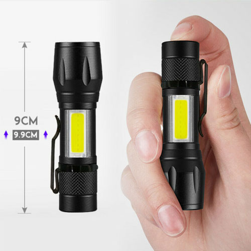 Mini Rechargeable Flashlight Torch Lamp 