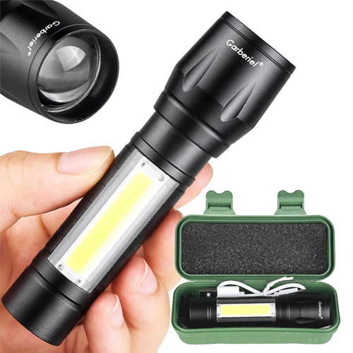 Mini Rechargeable Flashlight Torch Lamp 