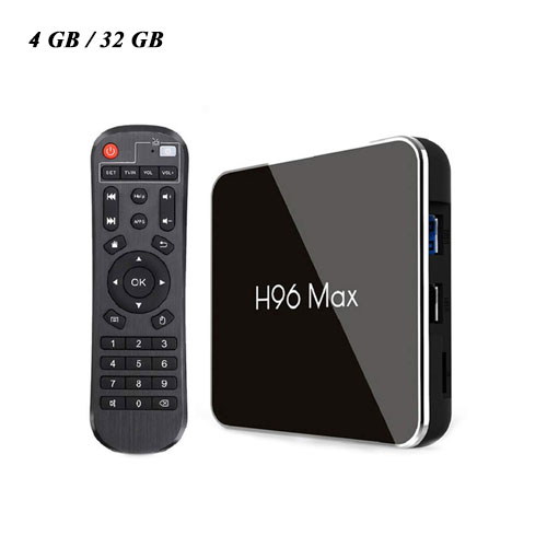 H96 Max Android 9.0 4G RAM 32 ROM 4K Sma...