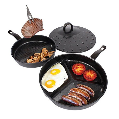 3 in 1 Divide Wonder Combo Pan Set
