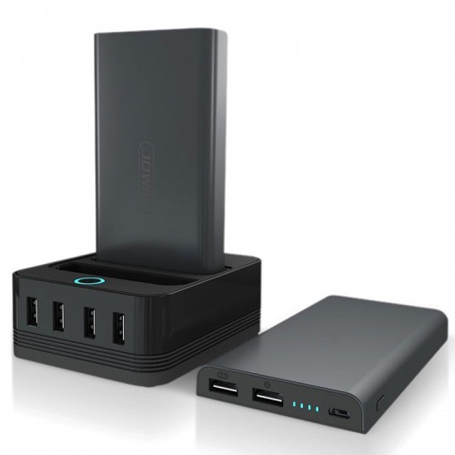 Joway Charging Station With 4 USB Ports and 2 Power Banks 10000mAh Joway Charging Station With 4 USB Ports and 2 Power Banks 10000mAh