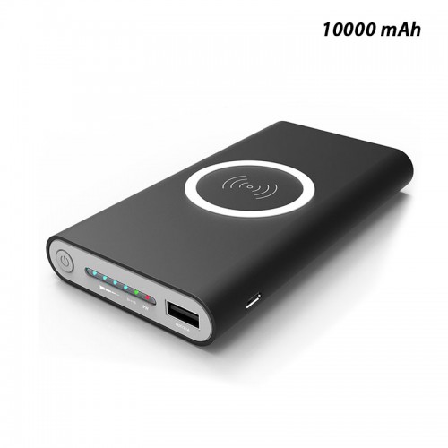 10000 mAh Wireless Slim Power Bank For i...