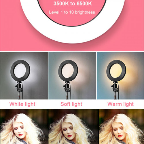 Photo Video Ring Make Up And Selfie Flash Light and Tripod 14 inch