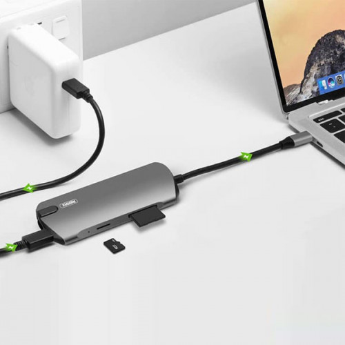 Remax 8 in 1 Type-C Docking Station Hub 