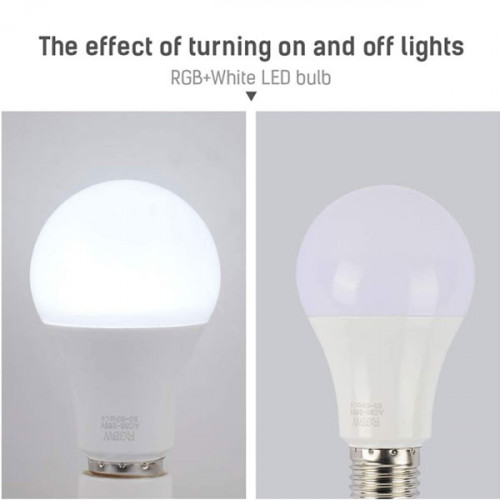  LED Bulb RGB + White 16 Color LED Dimmable Light Bulb