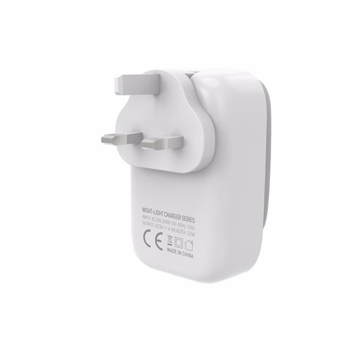 LDNIO A4405 4-Port USB Wall Charger Adapter with LED Light 