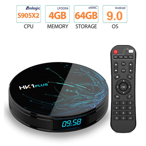 HK1 4K Plus Android 9.1 RK3328 Quad Core...