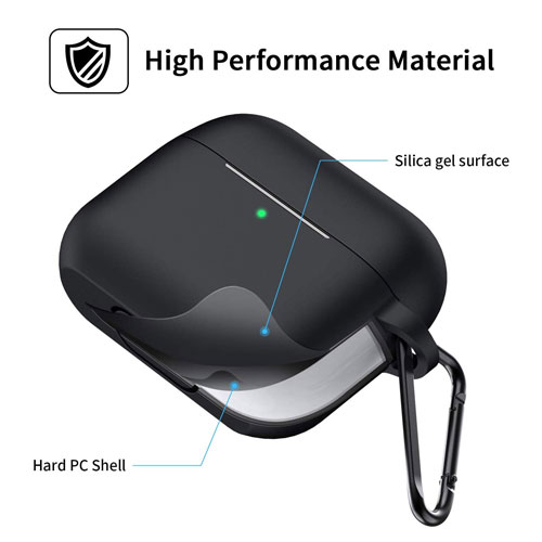  Soft Silicon Case Apple Airpods Pro  - Blue
