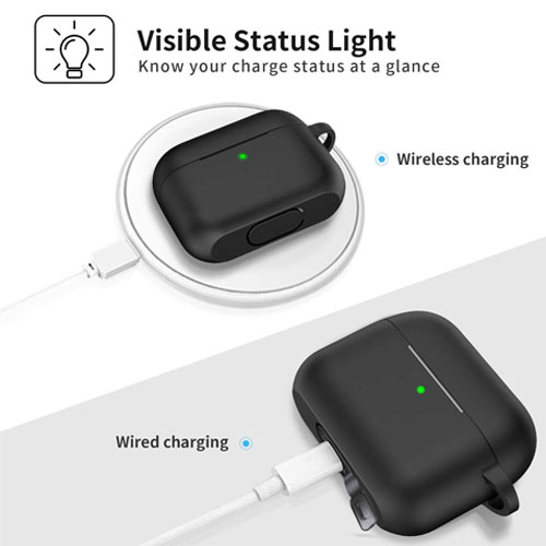  Soft Silicon Case Apple Airpods Pro  - Blue