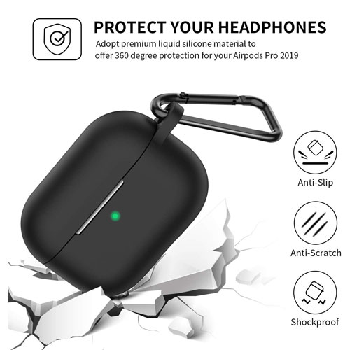  Soft Silicon Case Apple Airpods Pro  - Blue