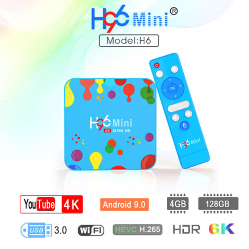 H96 MINI H6 6K Android 9.0 Smart TV BOX ...